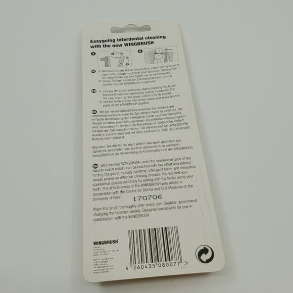 Wingbrush 8X Interdental Brush Heads Attachments Refill Set ISO3 New - Picture 6 of 9